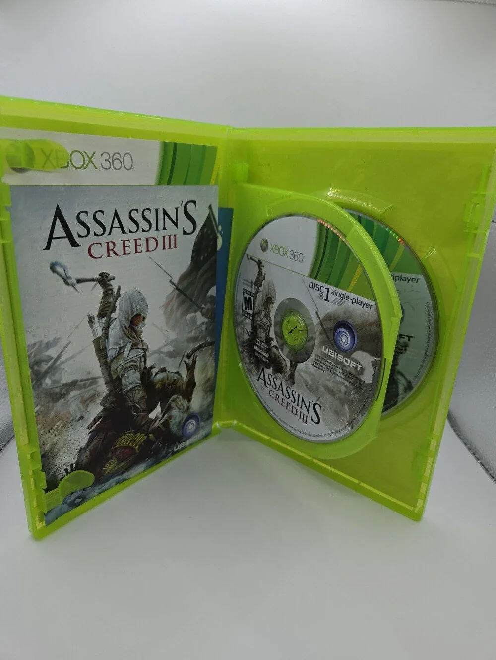 Assassin's Creed 3 (Xbox 360, 2012, Ubisoft) CIB